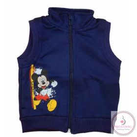 Disney Mickey belül bolyhos fiú mellény, 86-os