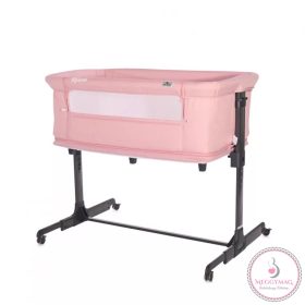   Lorelli Milano 2 az 1-ben szülői ágyhoz csatlakoztatható kiságy és utazóágy Pink 