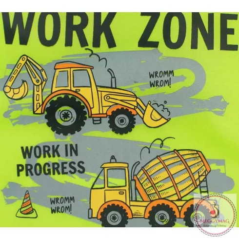 "Work Zone" munkagépes tornazsák