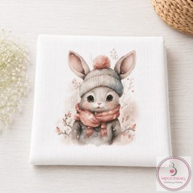 Mintás textil pelenka  - Nyuszi