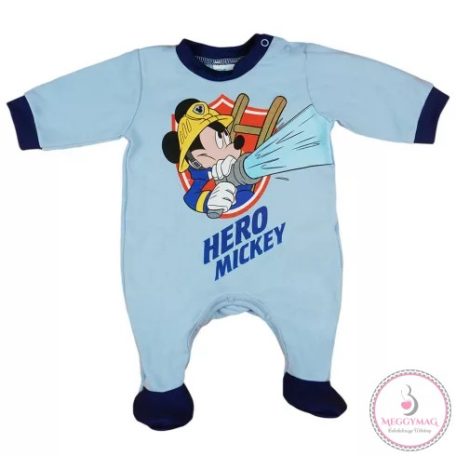 Disney Mickey tűzoltós baba rugdalózó, 68-as