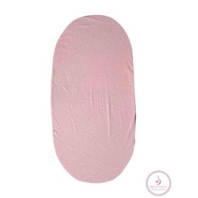   Vaganza pamut gumis lepedő mózeskosárhoz - 38x80 +-5cm - Rózsaszín 