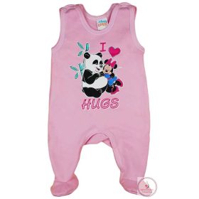   Disney Minnie pandás belül bolyhos ujjatlan rugdalózó, 62-es