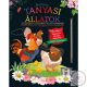 Rejtőzködő tanyasi állatok - Kifestőfüzet kaparós és színezős oldalakkal