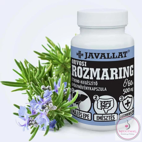 Orvosi rozmaring étrend-kiegészítő kapszula 