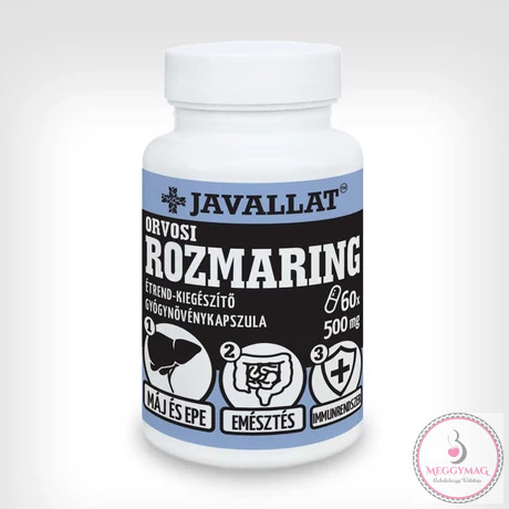 Orvosi rozmaring étrend-kiegészítő kapszula 
