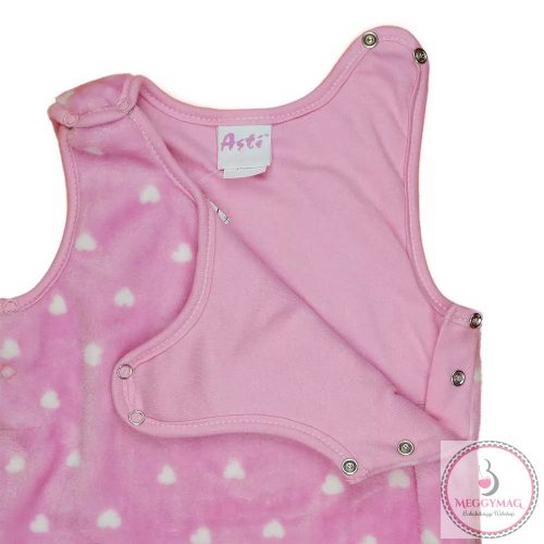 Mintás wellsoft ujjatlan baba overál, 74-es