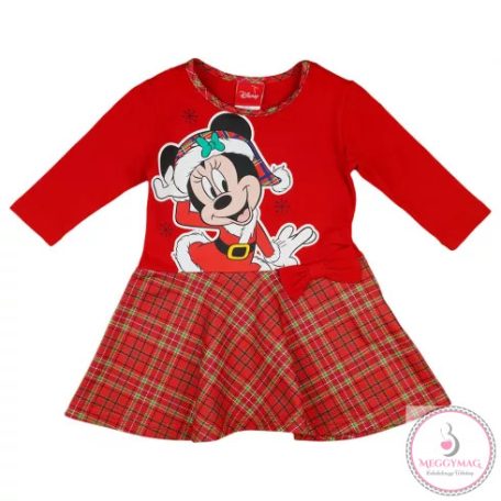 Disney Minnie karácsonyi lányka ruha, 80-as