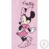 Fodros ujjú kislány nyári ruha Minnie egér mintával, 68-as