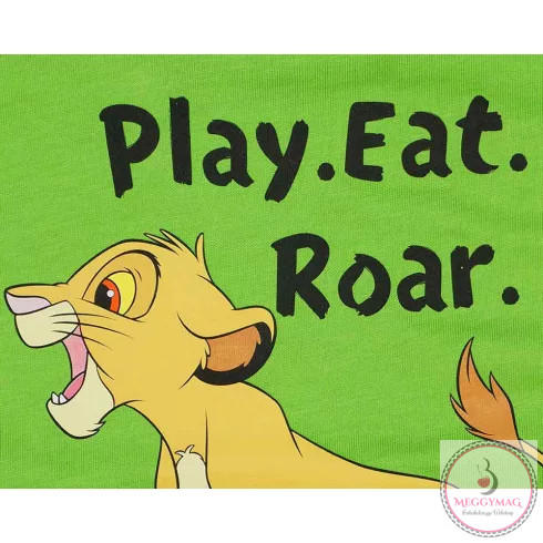 Pamut baba napozó Oroszlánkirály mintával, 56-os