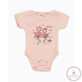 Rövid ujjú body Flamingo barack 56
