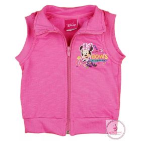   Cipzáras, pamut kislány mellény Minnie egér mintával, 74-es
