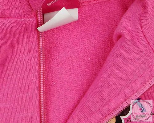 Cipzáras, pamut kislány mellény Minnie egér mintával, 74-es