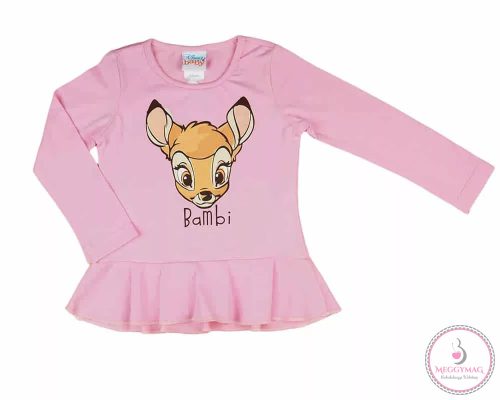 Hosszú ujjú tunika Bambi mintával, 80-as