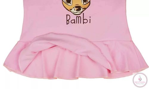 Hosszú ujjú tunika Bambi mintával, 98-as