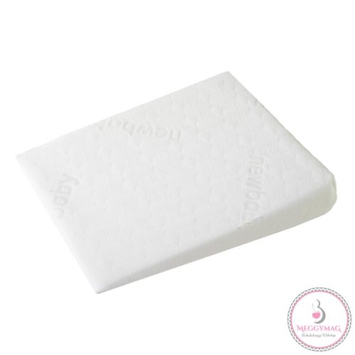 New Baby reflux párna babakocsiba - ék alakú fehér 30x37 cm UTOLSÓ DARAB! 