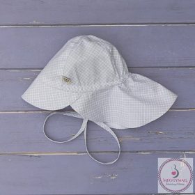 Symbyo nyári kalap - Szürke vonalkás, 52-54 cm