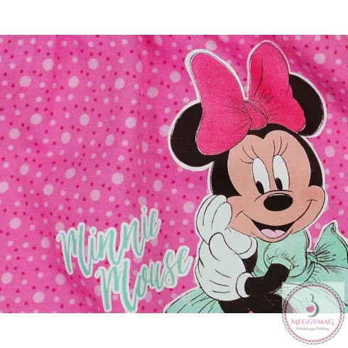 Kislány pamut ruha Minnie egér mintával, 56-os