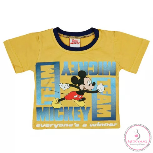 Kétrészes nyári kisfiú szett Mickey egér mintával, 92-es