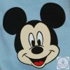 Belül bolyhos pamut kisfiú baba nadrág Mickey egér mintával, 68-as