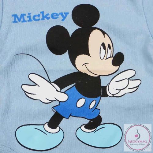 Hosszú ujjú baba body Mickey mintával, 62-es