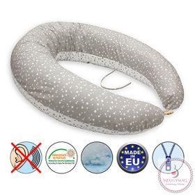   Scamp szoptatós párna formázott gombosvégű Grey Little Big Stars New SZPG015