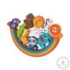 MONI 2IN1 balance puzzle egyensúlyozó állatok SZIVÁRVÁNY, KÉSZLETEN A BOLTBAN!