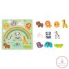 MONI 2IN1 balance puzzle egyensúlyozó állatok SZIVÁRVÁNY, KÉSZLETEN A BOLTBAN!