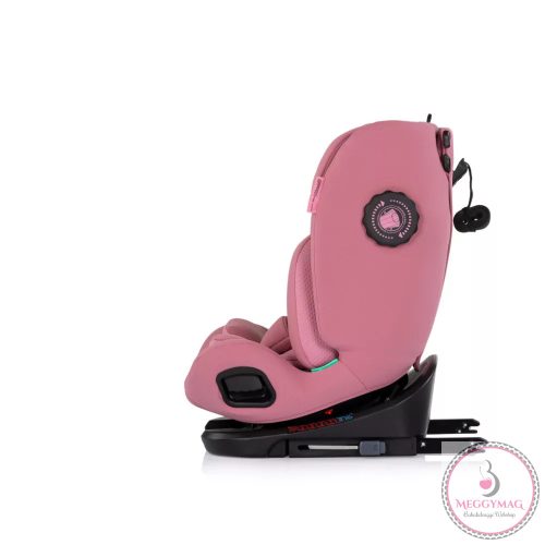 Chipolino Techno iGrow autósülés Isofix 40-150cm - powder pink