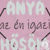 Rövid ujjú baba body "Anya az én igazi hősöm" felirattal, 74-es