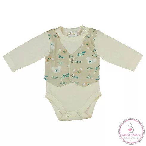 3 részes baba szett koalás mintával, 62-es, nadrágján foltos!