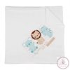 Baba textil tetra pelenka állatos mintával 70x70cm