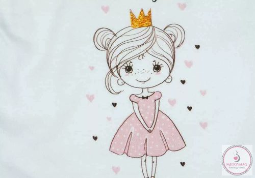 5 részes baba szett hercegnős mintával, 62-es