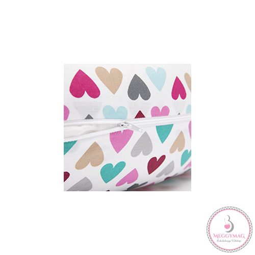 Scamp szoptatós párna univerzális pamut Colorful Heart SZPE161