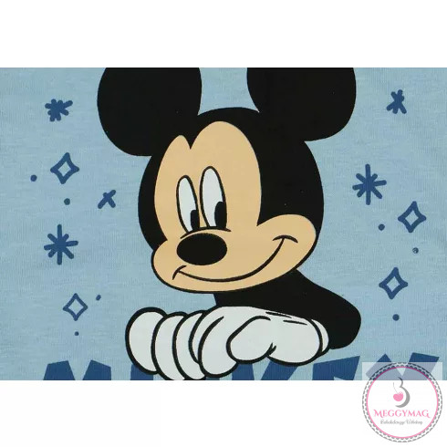 Ujjatlan baba napozó Mickey egér mintával, 68-as