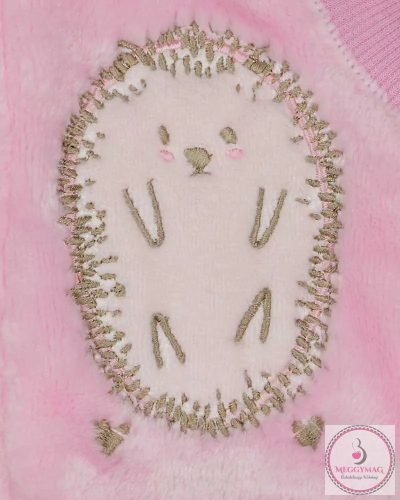 Wellsoft kislány baba mellény sünis mintával, 74-es