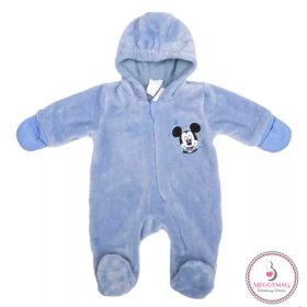   Kapucnis wellsoft bélelt baba overál Mickey egér mintával, 86-os