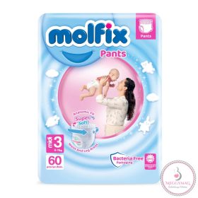 Molfix bugyipelenka Pants (3-as) 6 - 11 kg (60 db/cs)