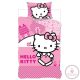 Hello Kitty Pink World gyerek, ovis ágyneműhuzat 100×135 cm, 40×60 cm