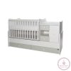 Lorelli MiniMax kombi ágy 72x190 - White / Milky Green 