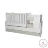 Lorelli MiniMax kombi ágy 72x190 - White / Milky Green 