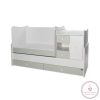 Lorelli MiniMax kombi ágy 72x190 - White / Milky Green 