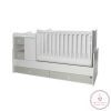 Lorelli MiniMax kombi ágy 72x190 - White / Milky Green 