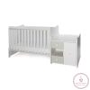 Lorelli MiniMax kombi ágy 72x190 - White / Milky Green 