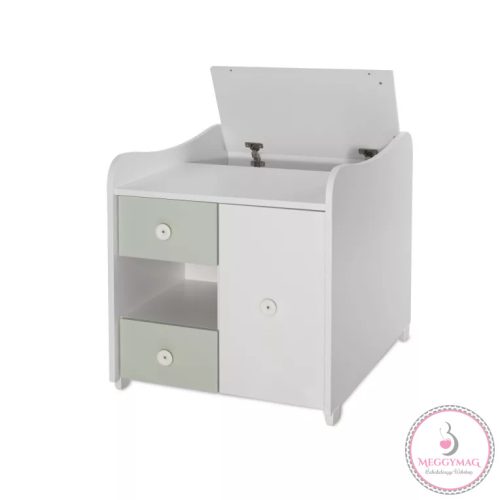 Lorelli MiniMax kombi ágy 72x190 - White / Milky Green 