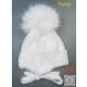MM prémium kötött téli sapka 34-36 cm (újszülött méret) 