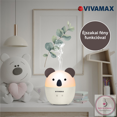 Vivamax Ultrahangos illóolaj párologtató (Koala) KÉSZLETEN A BOLTBAN!