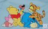 Disney Micimackó és barátai gumis lepedő kék 60*120 - 70*140