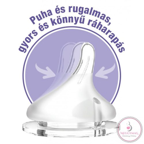 Lansinoh lassú folyású etetőcumi (2 db)