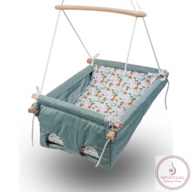 BB Prémium Magic Swing bölcső hinta - Menta / Zsiráf 